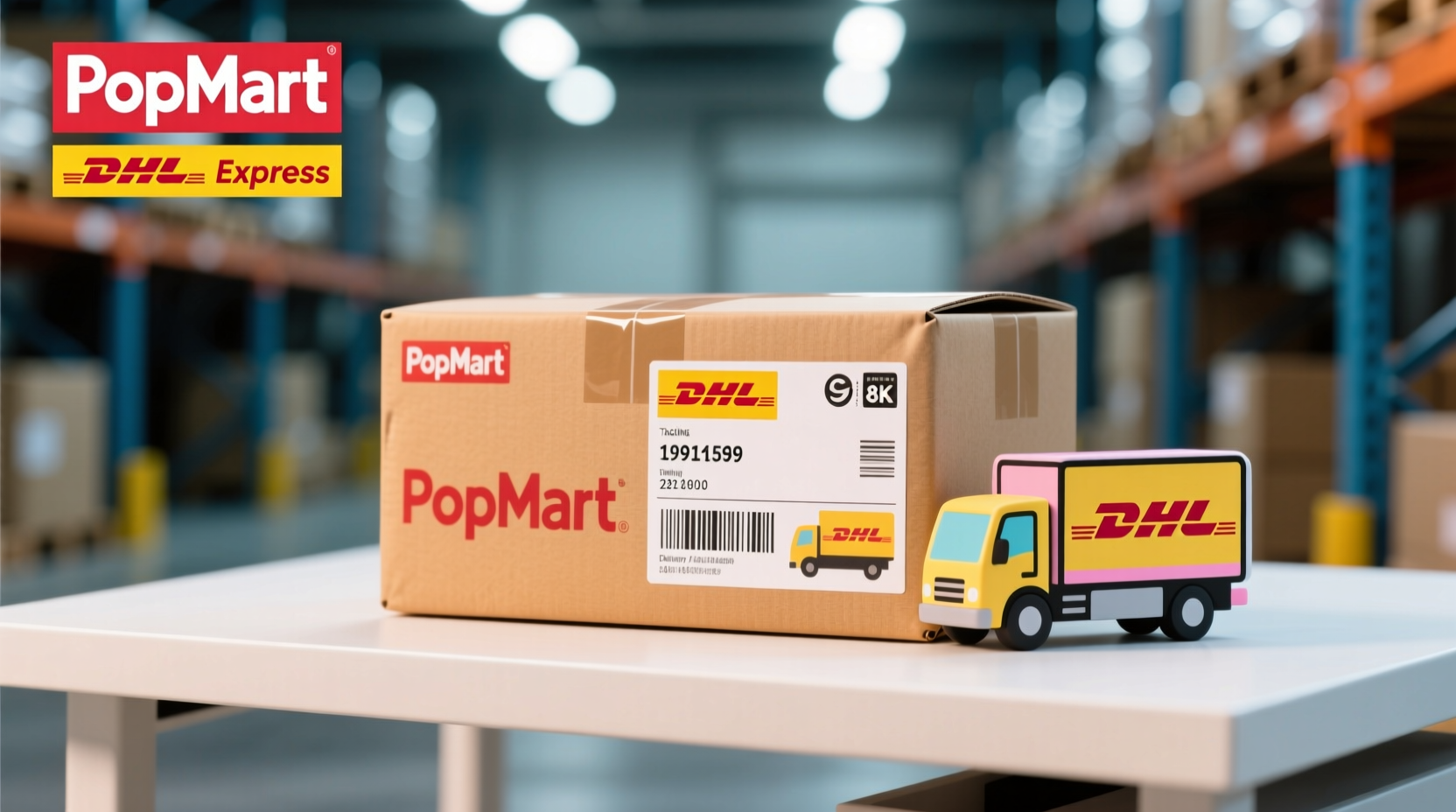who does popmart ship with