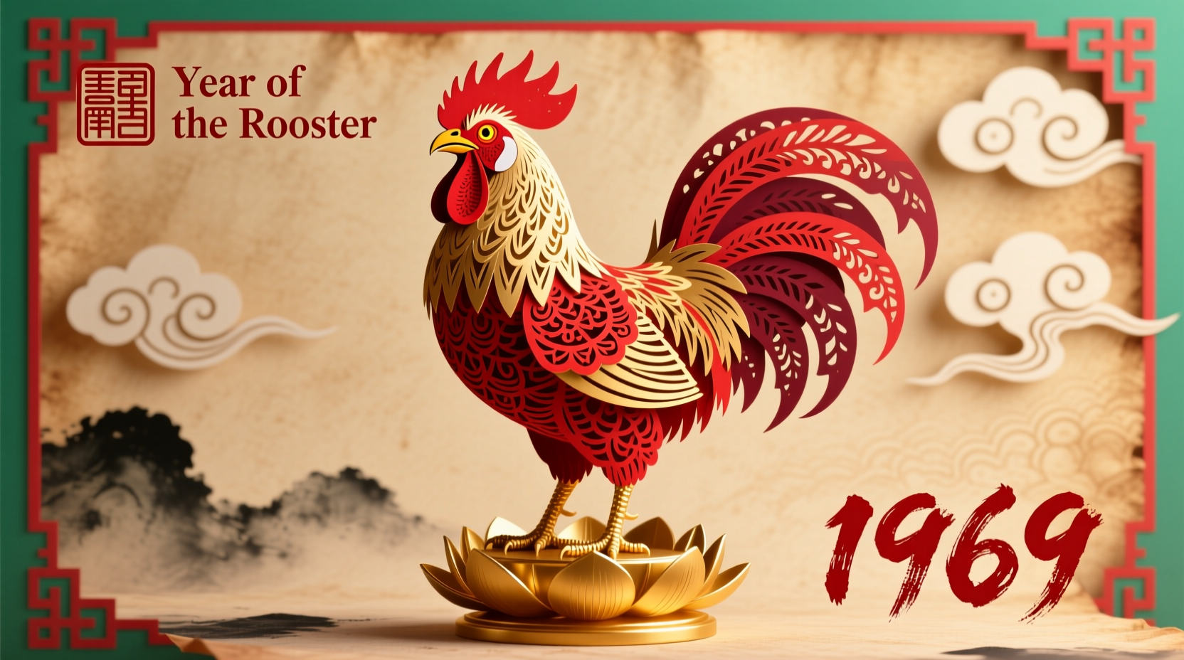 what animal is chinese new year 1969