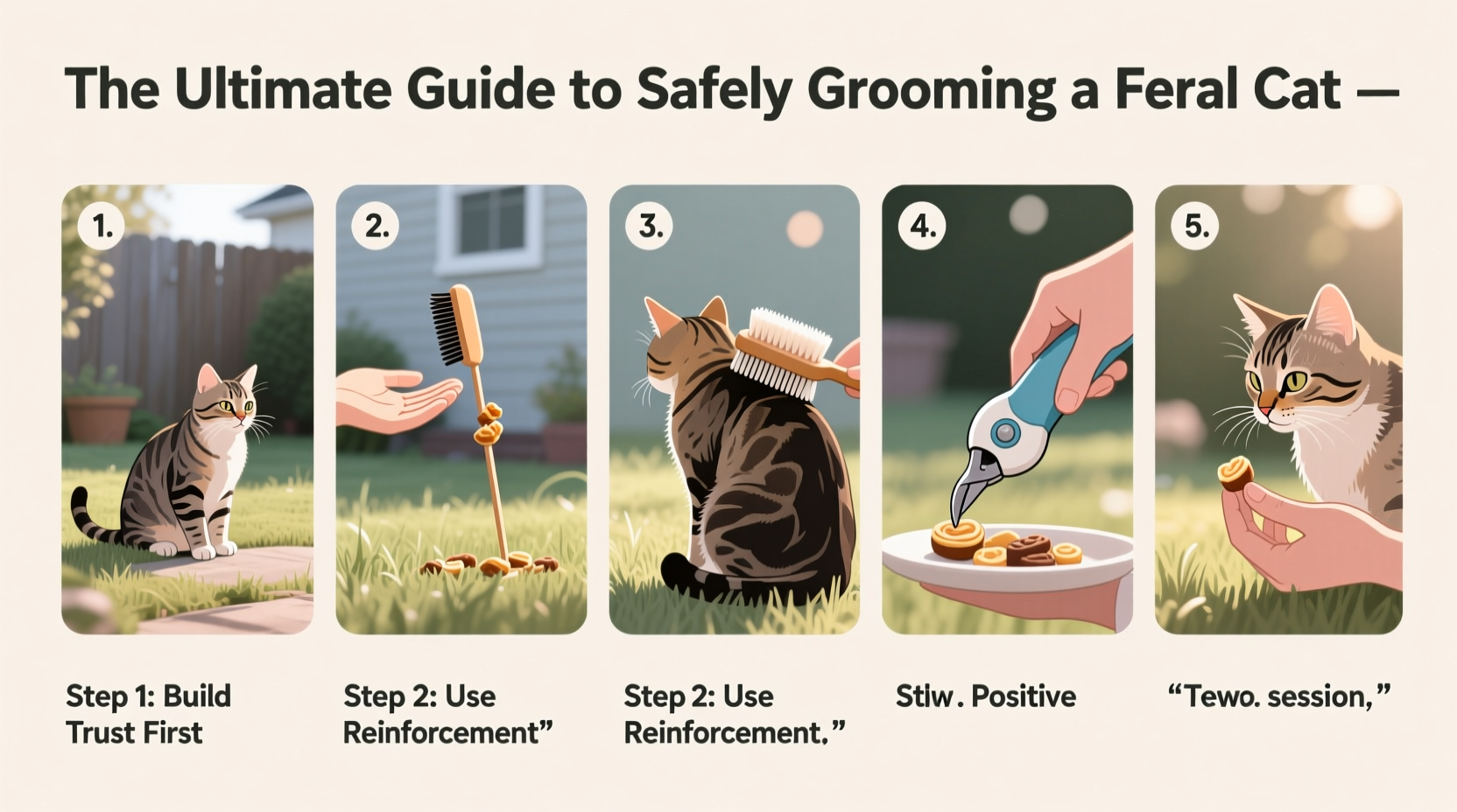 the ultimate guide to safely grooming a feral cat step by step tips for success