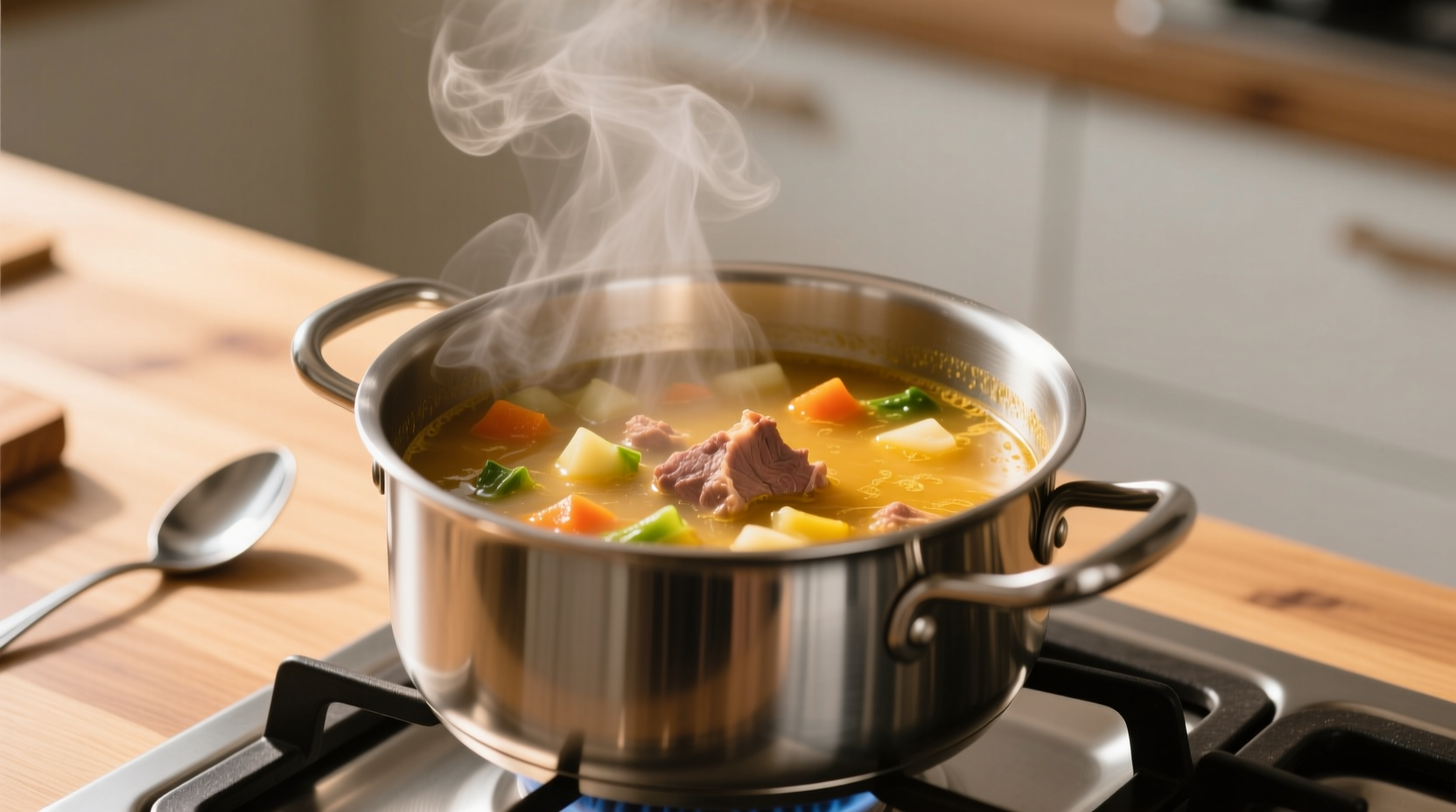how long store soup reheat