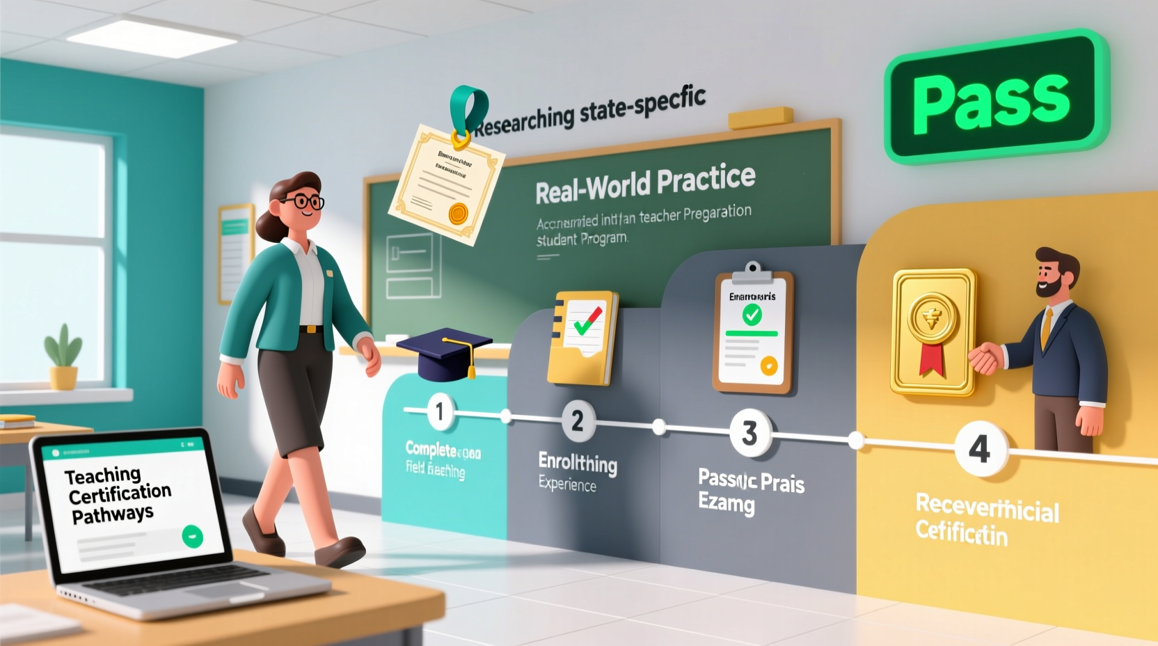 step by step strategies to earn your teaching certification quickly and confidently