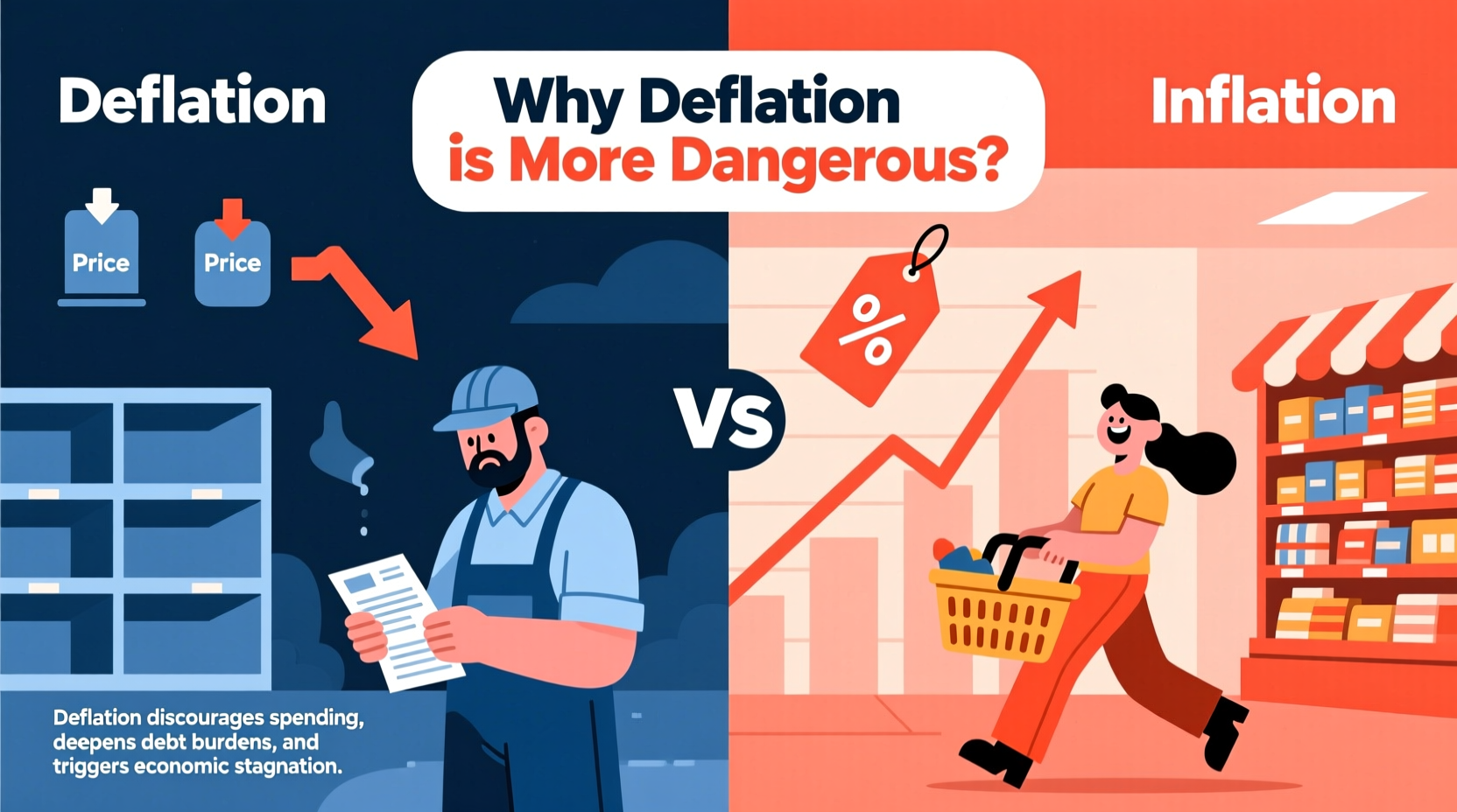 deflation vs inflation why deflation can be more harmful