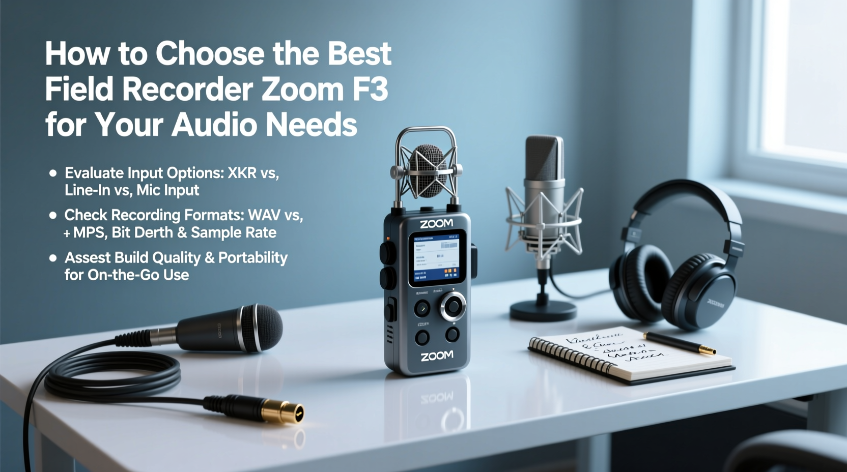 field recorder zoom f3