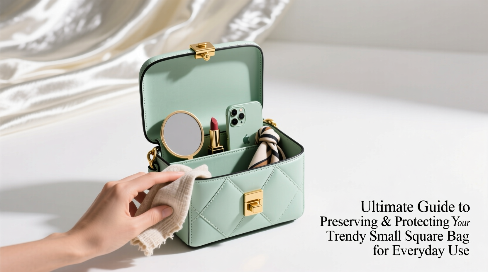 ultimate guide to preserving and protecting your trendy small square bag for everyday use