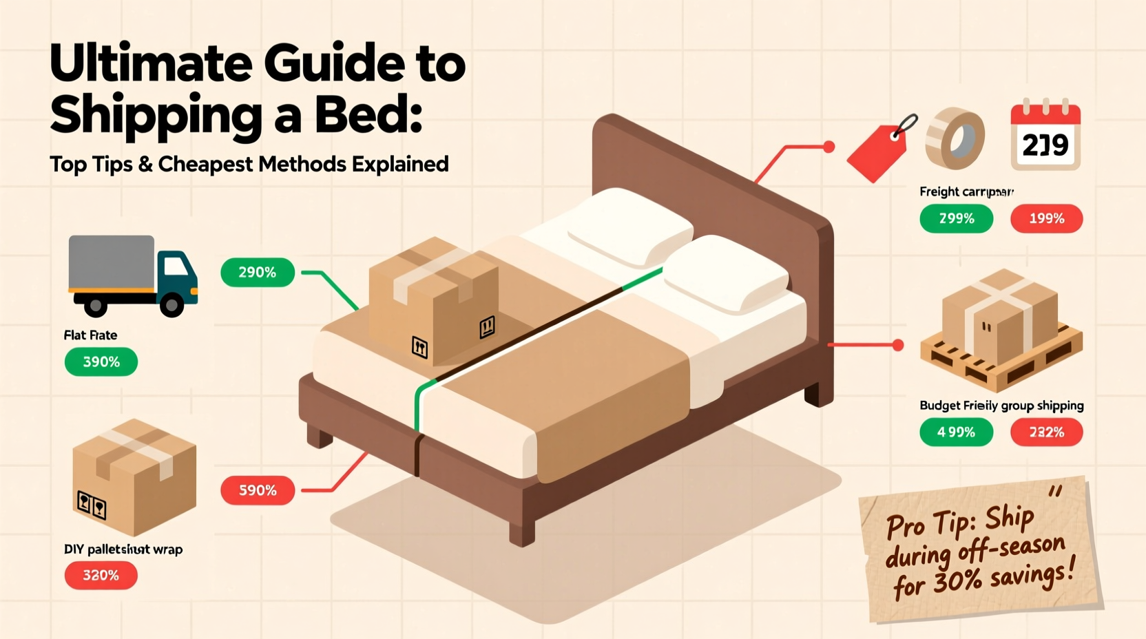 ultimate guide to shipping a bed costs tips and cheapest methods explained