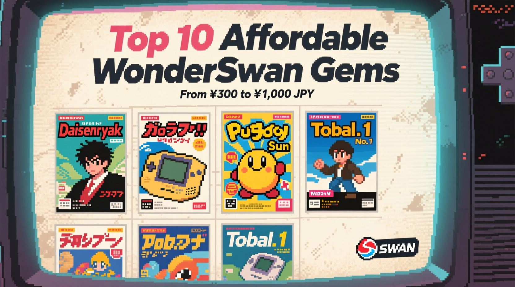 Classic And Affordable Picks For The Best Wonderswan Games