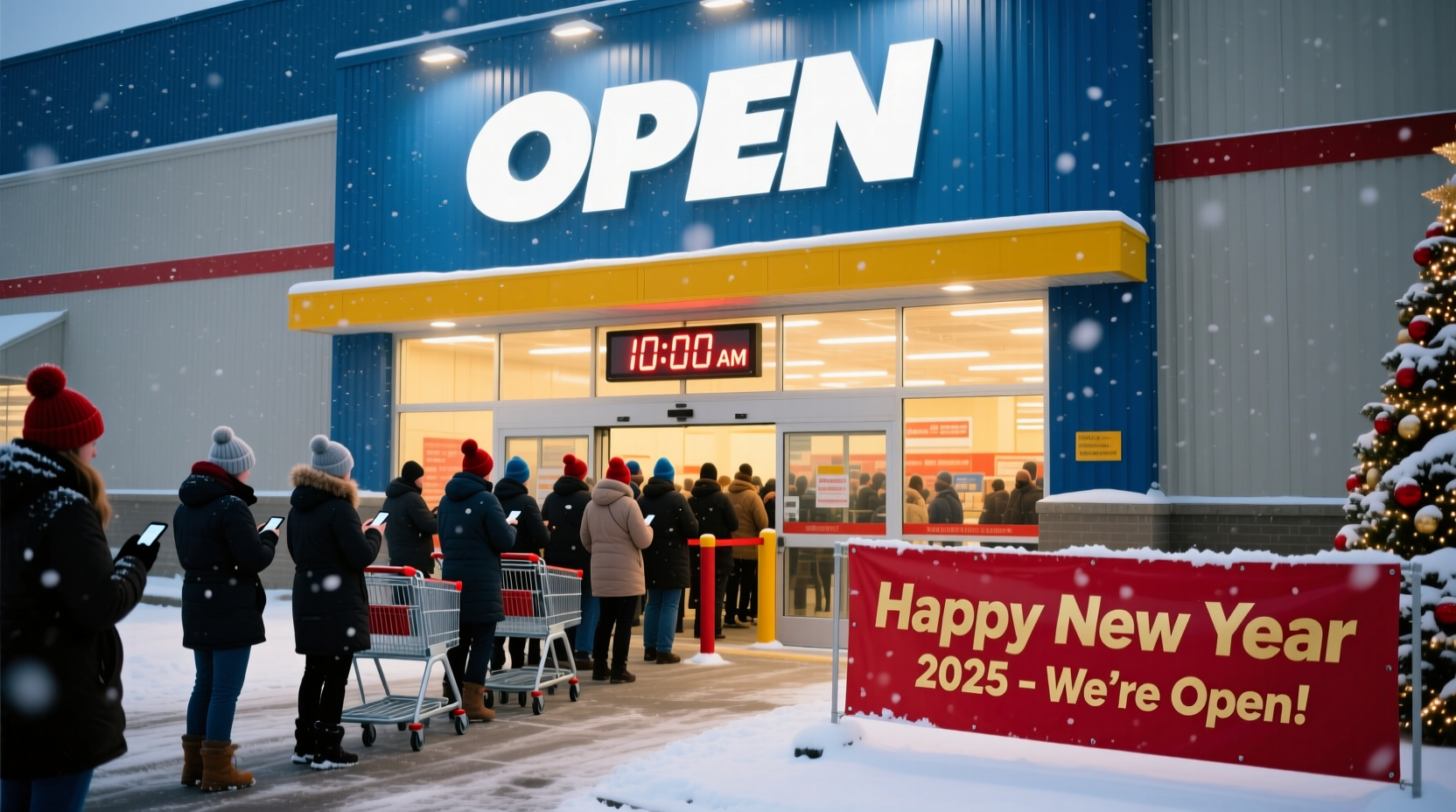 is costco open in new year