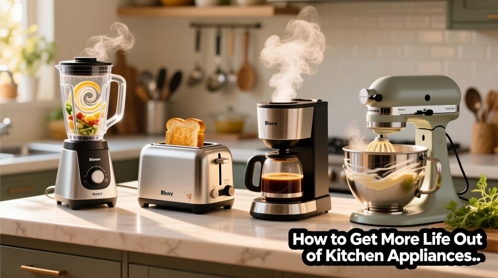 how to get more life out of kitchen appliances