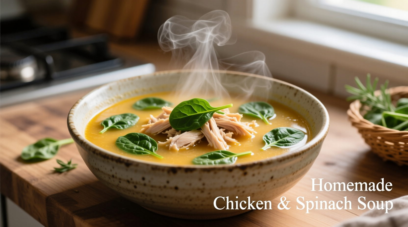 Chicken Soup with Spinach Recipe: 30-Minute Healthy Meal