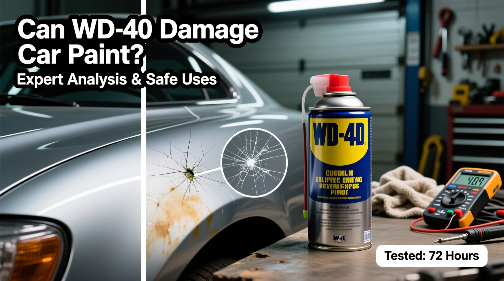 can wd40 damage car paint