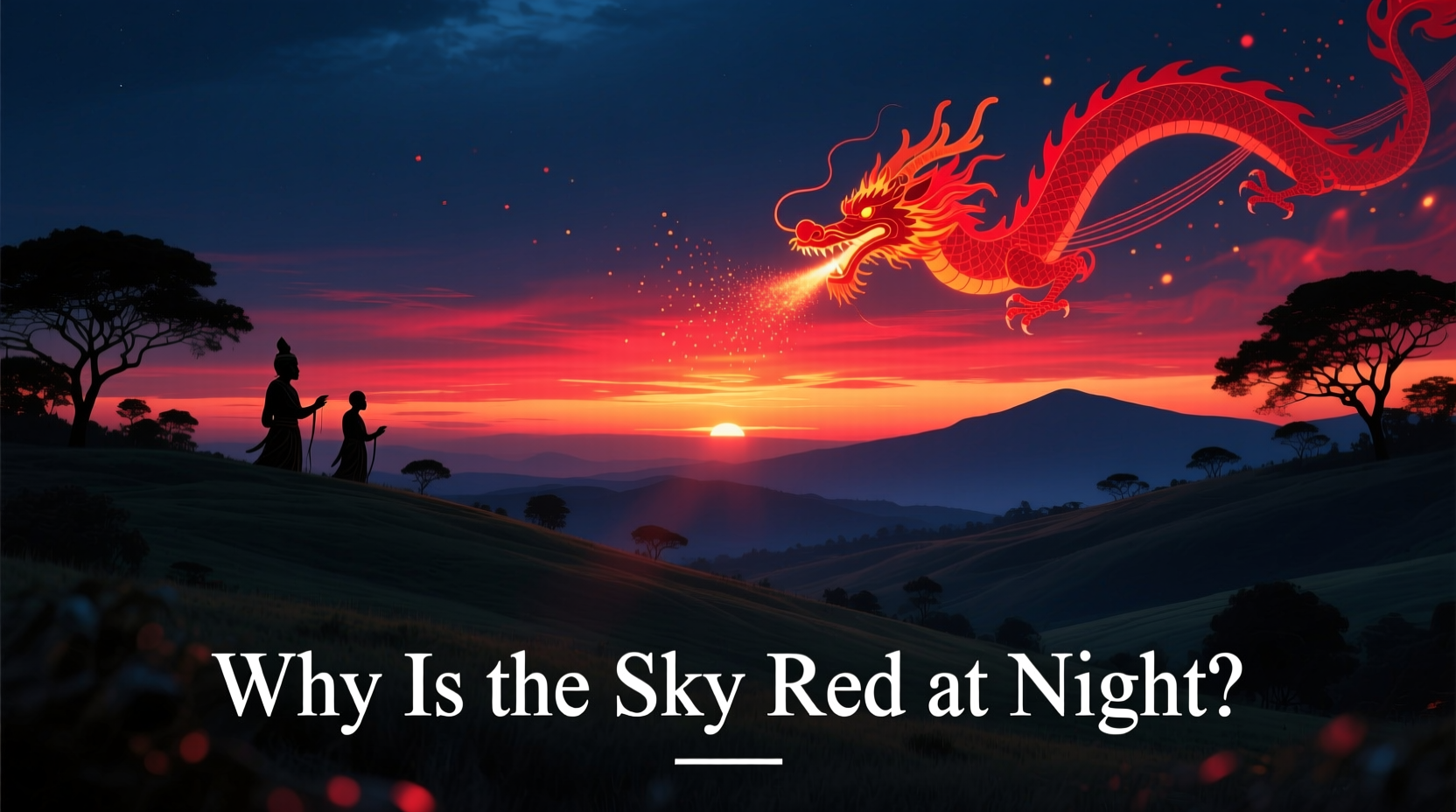 why is the sky red at night exploring the science folklore