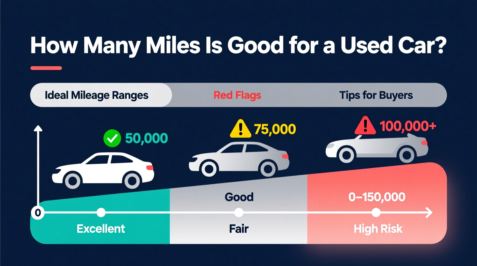 how many miles second hand car