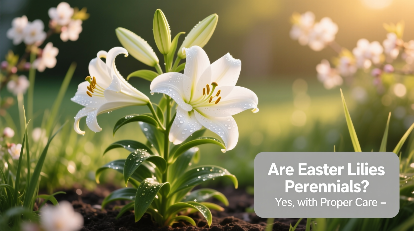 are easter lily a perennials