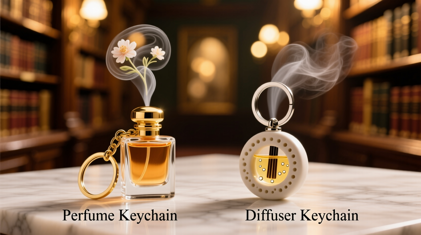 perfume keychain vs diffuser keychain which one actually makes you smell better