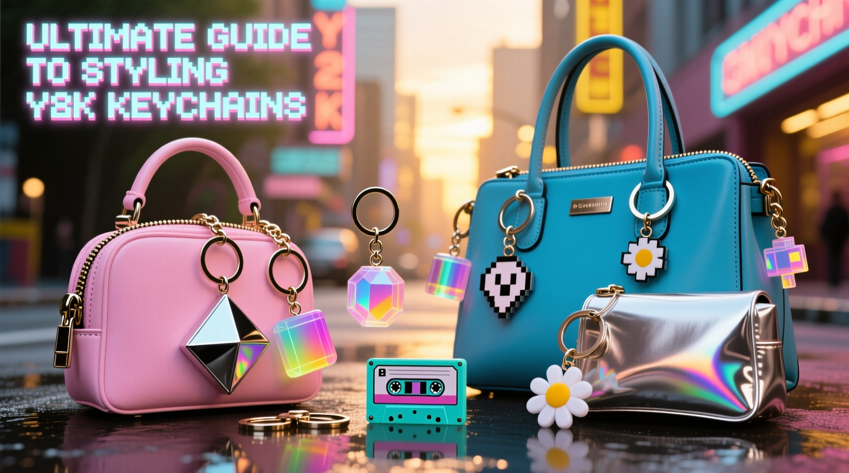 ultimate guide to styling y2k keychains on handbags for a trendy personalized look