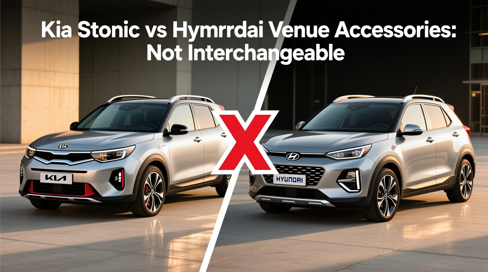 kia stonic vs hyundai venue accessories
