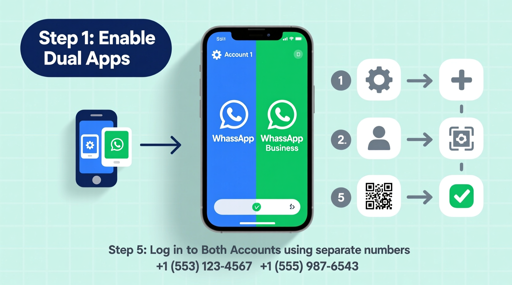 how to easily use two whatsapp accounts on one phone a step by step guide