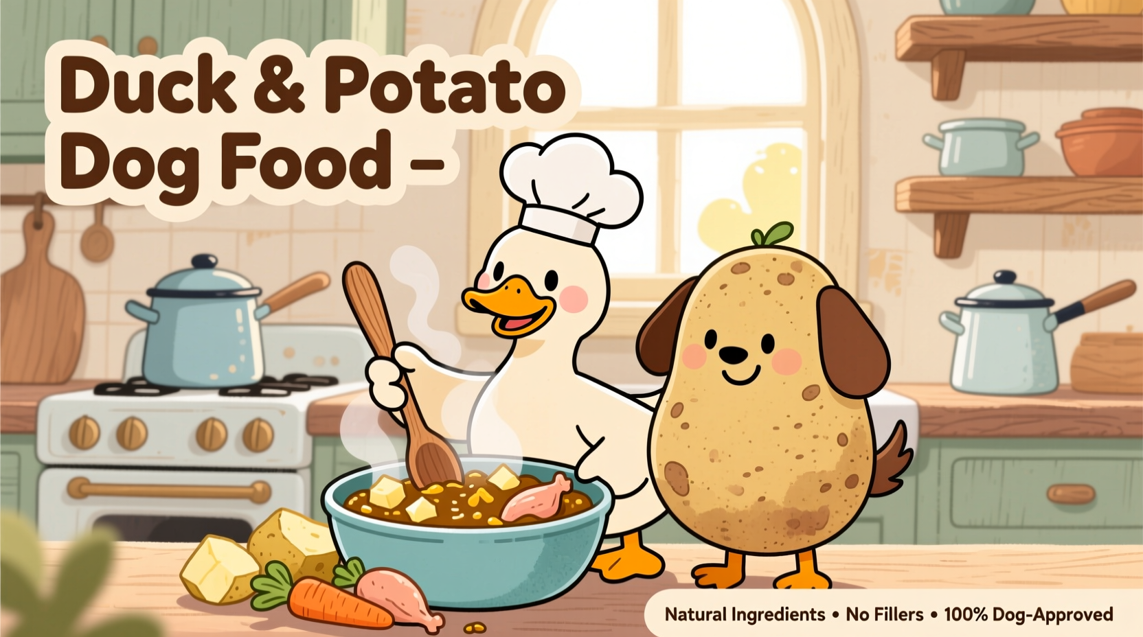 Duck and Potato Dog Food: Benefits and Best Uses
