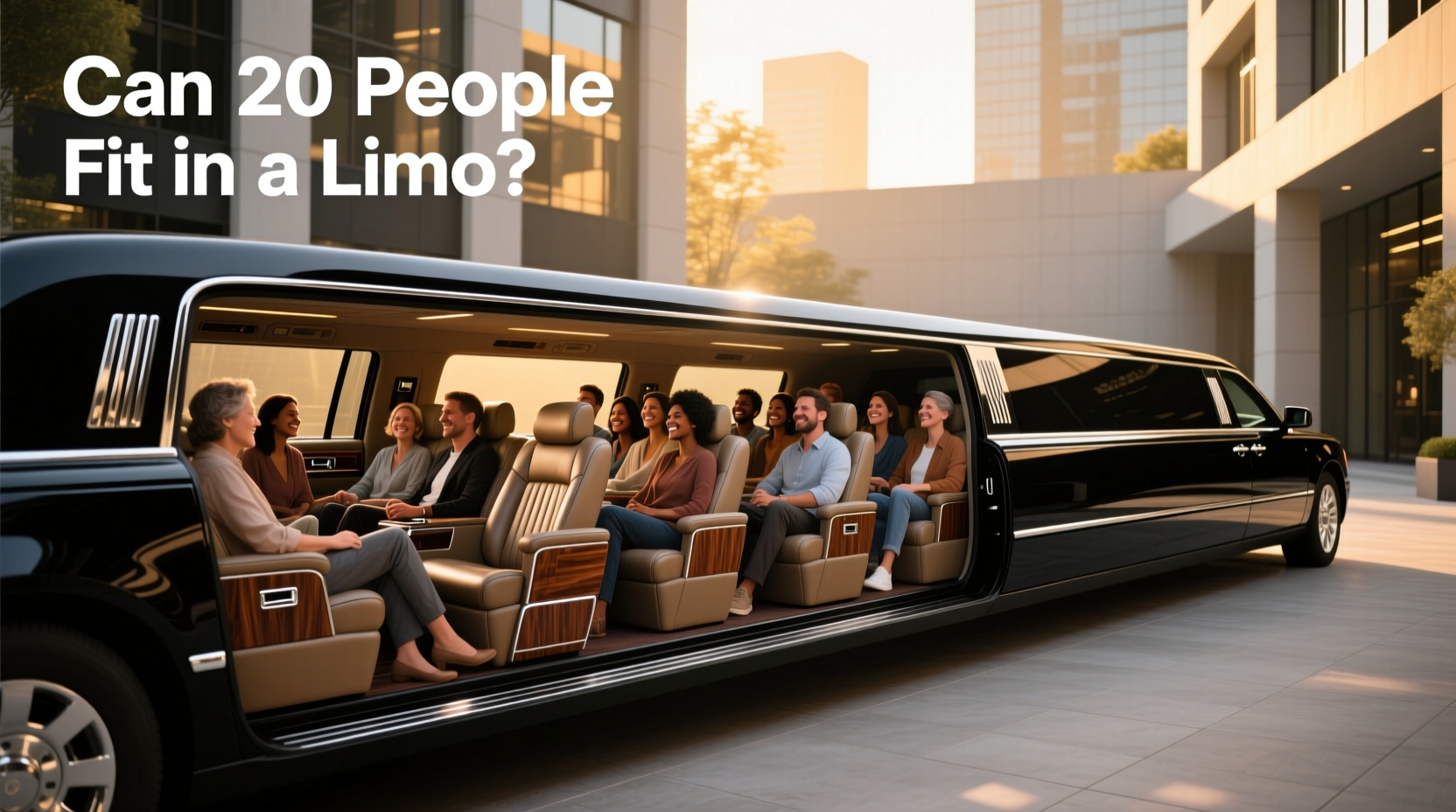 how to choose limousine seats,Can 20 people fit in a limo?