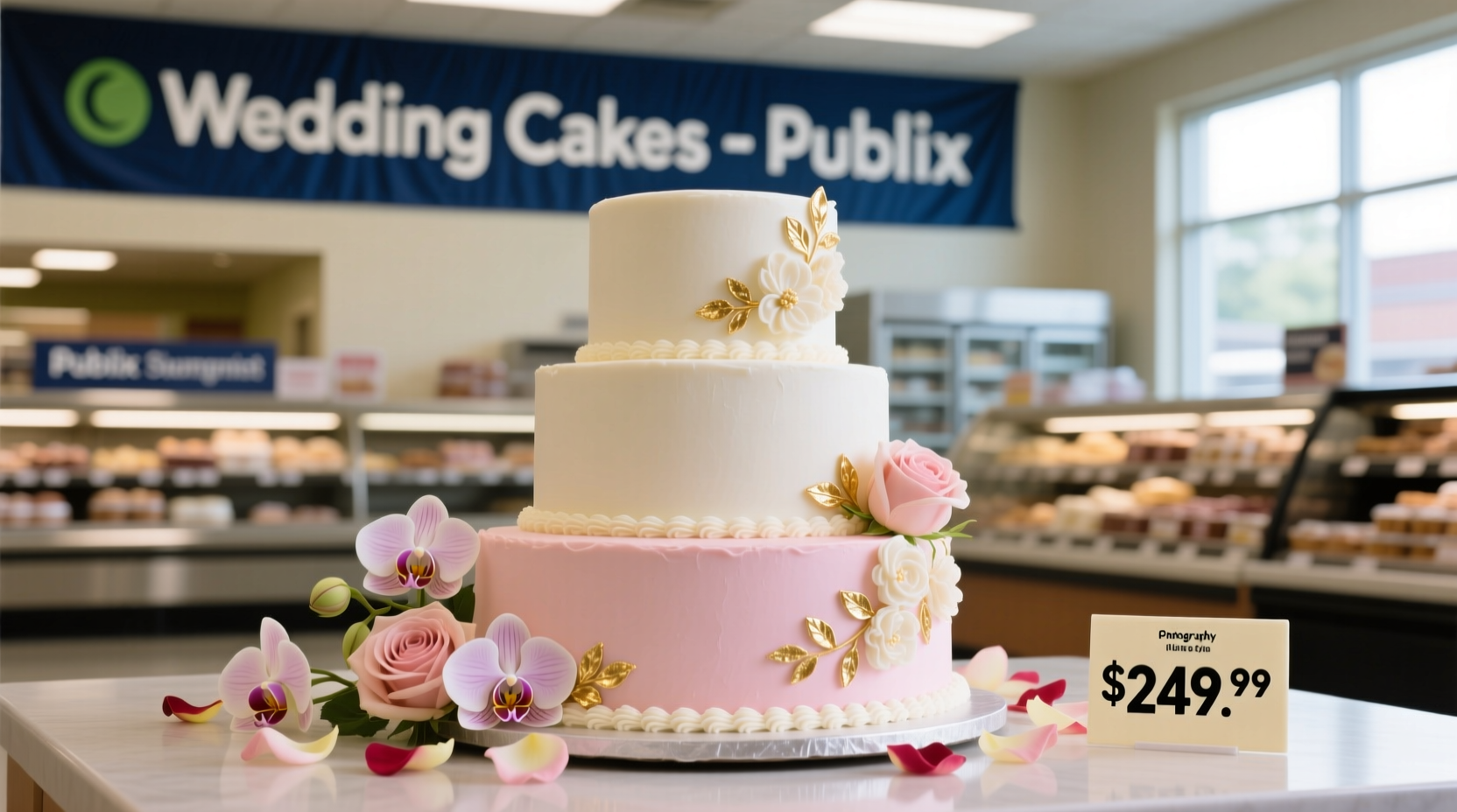 how much are wedding cakes at publix