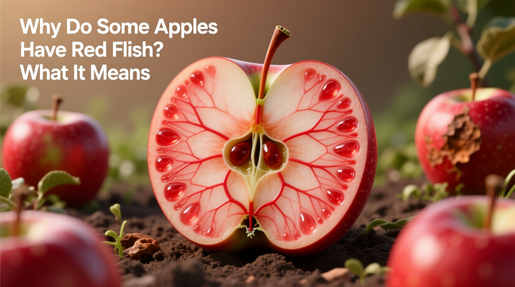 red inside apples why it happens what it means