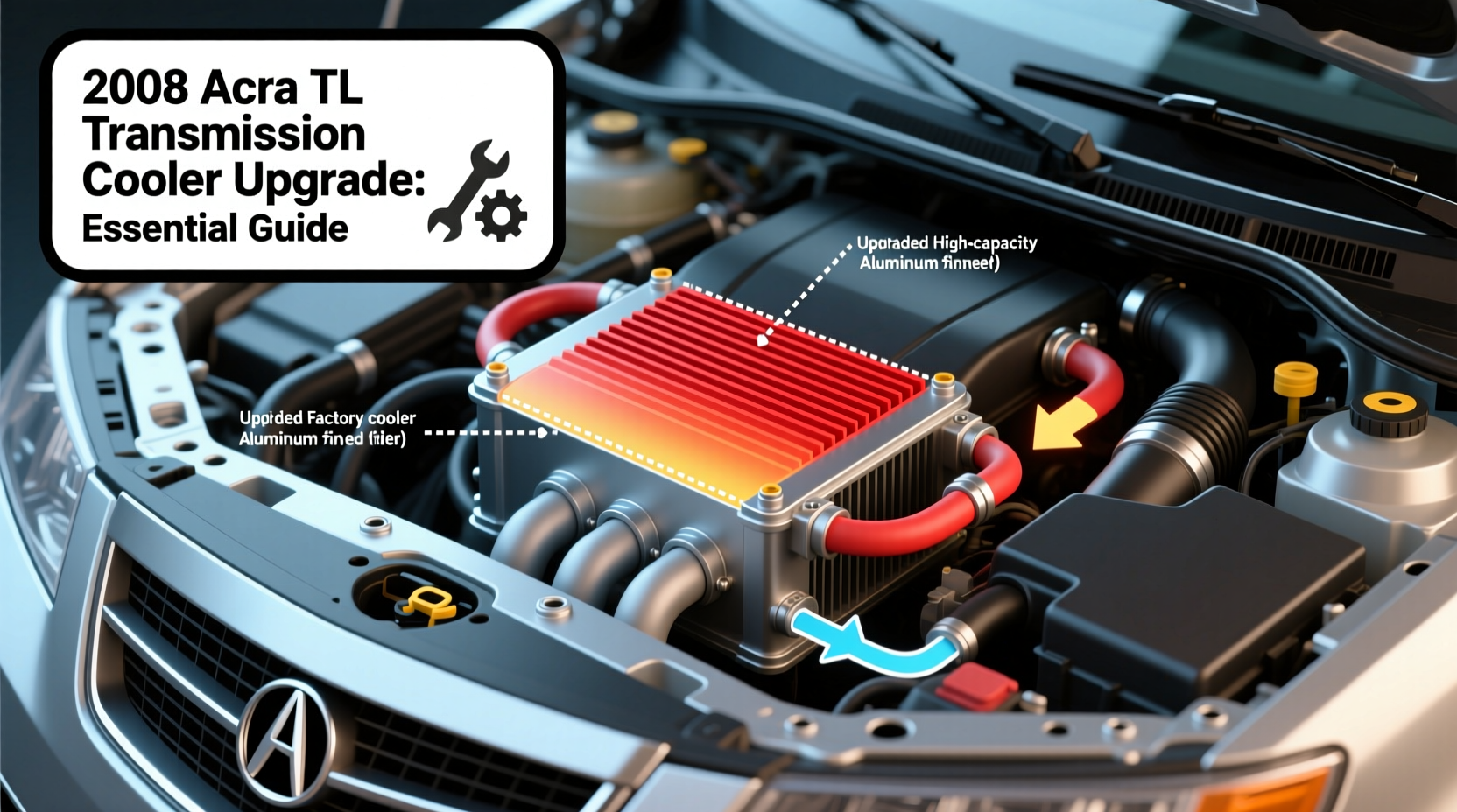 2008 acura tl transmission cooler upgrade