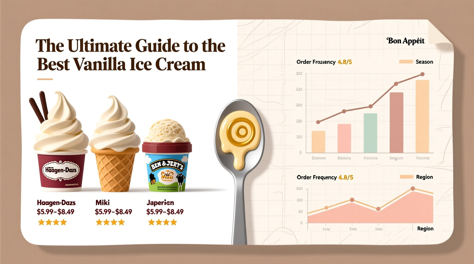 guide to the best vanilla ice cream with price and order insights