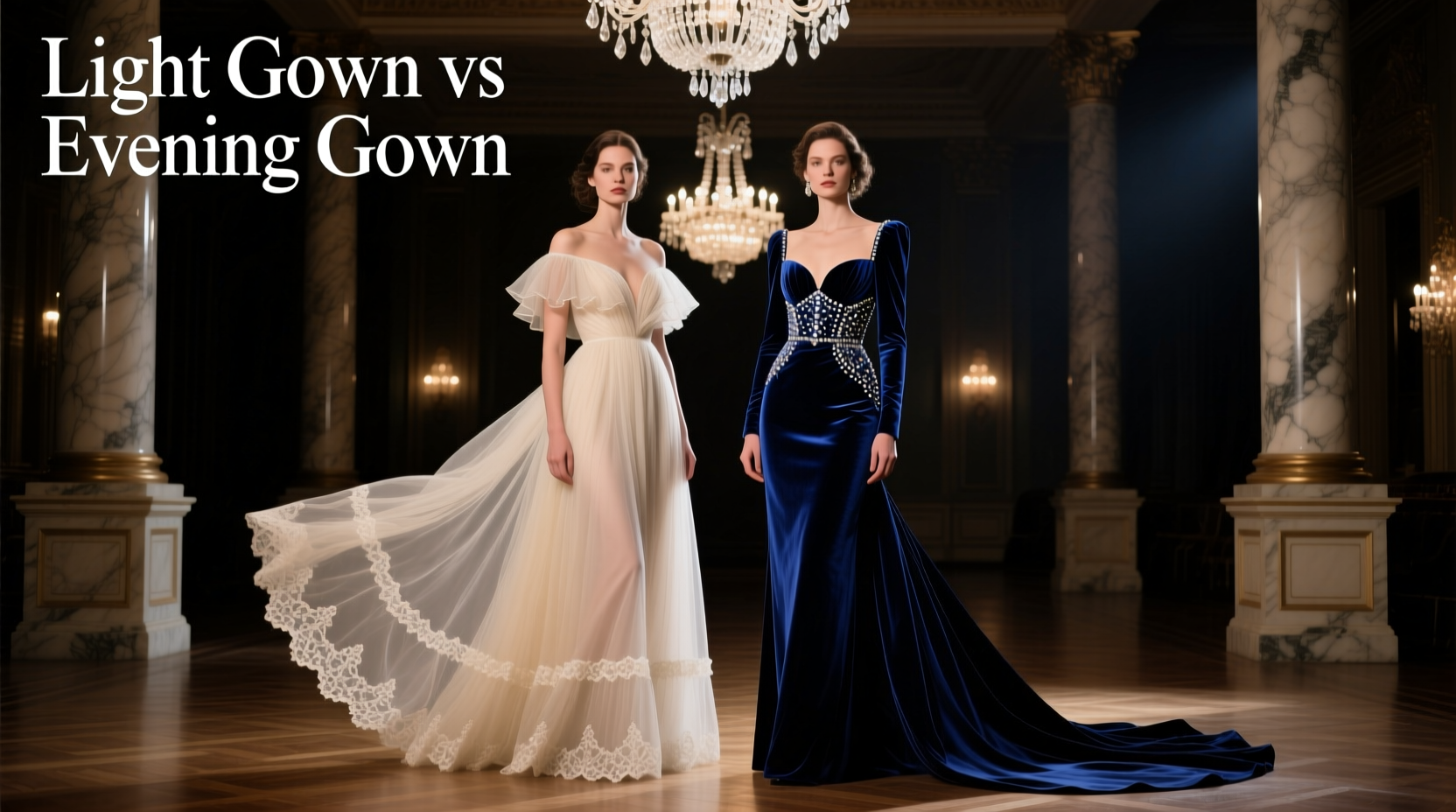 light gown vs evening gown can anyone tell the difference or is it just me