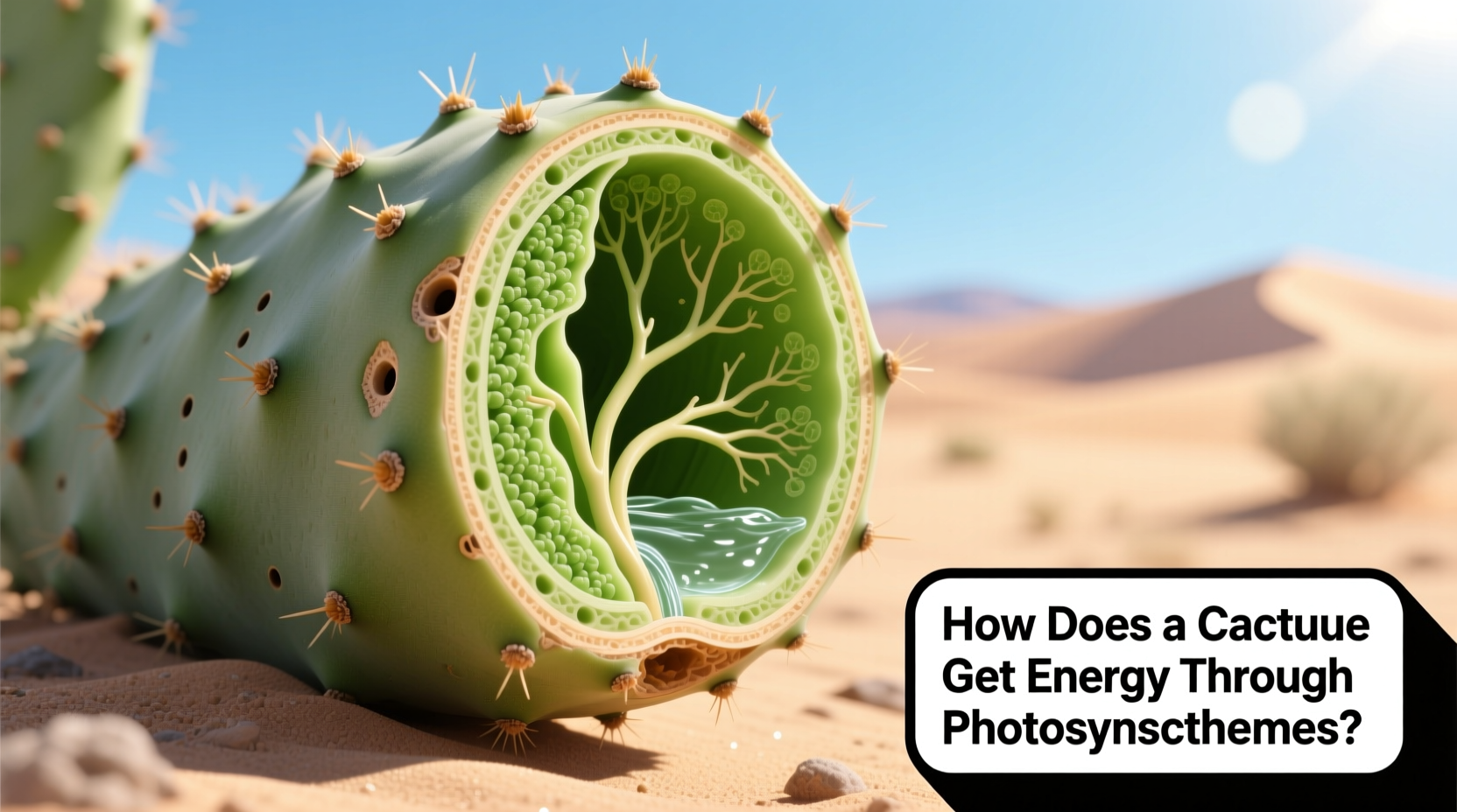 How Does a Cactus Get Energy Through Photosynthesis?