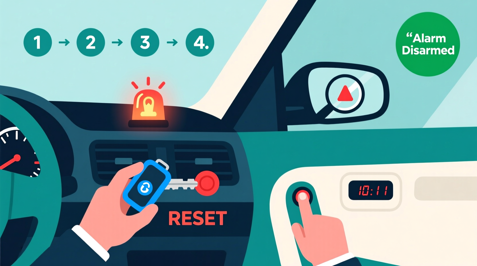 how to disengage car alarm