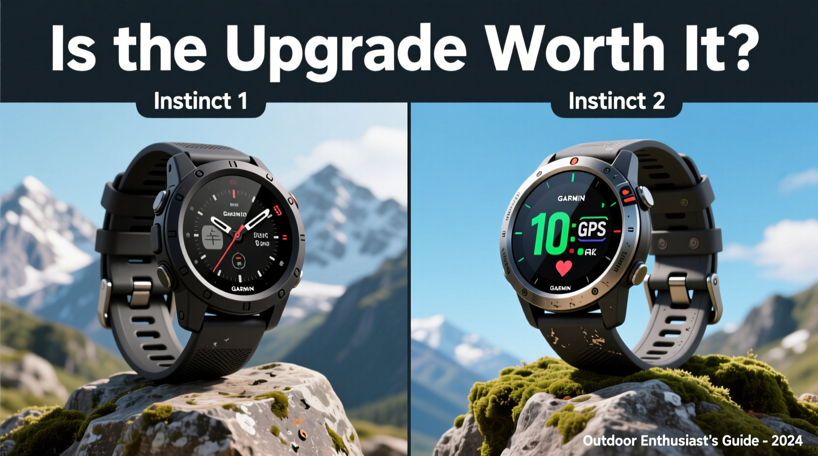 garmin instinct 1 vs 2 is the upgrade really worth it for outdoor enthusiasts