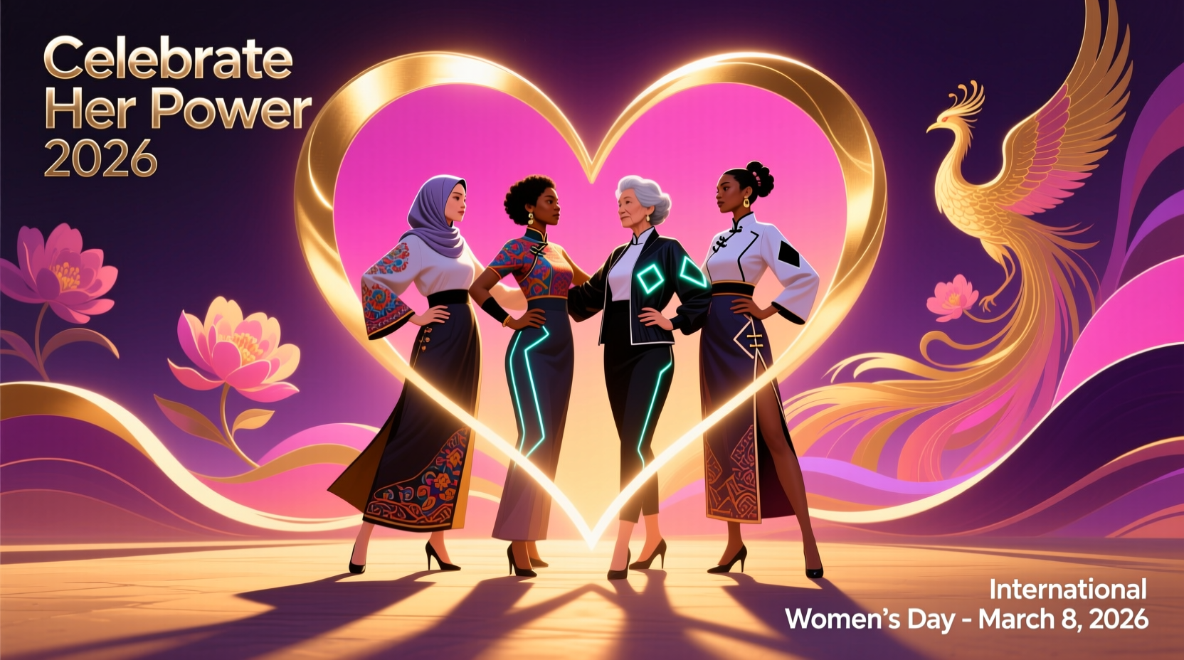 creative womens day poster