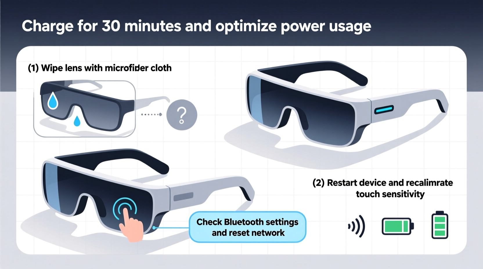 practical troubleshooting tips for resolving common smart glasses issues