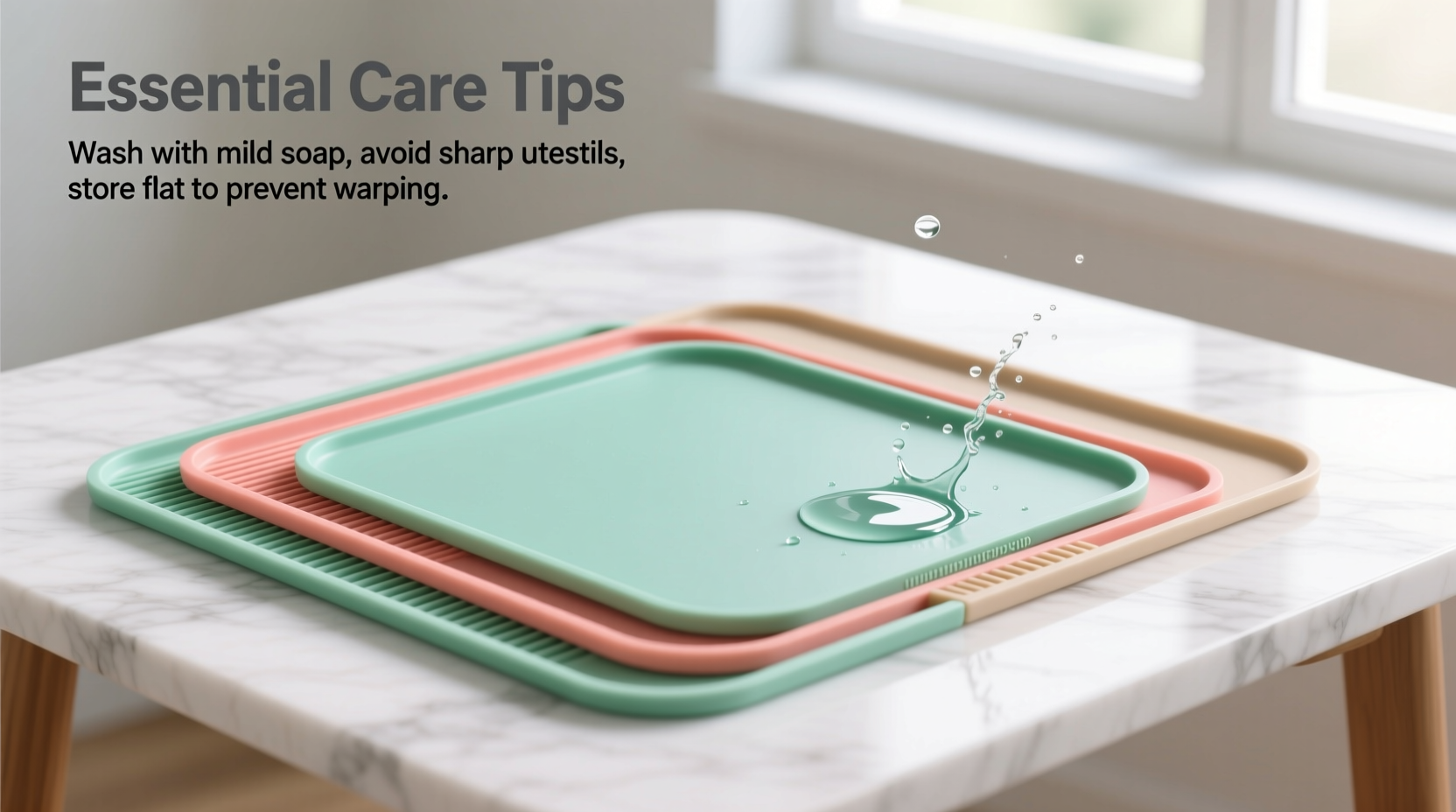 essential tips for maintaining and caring for silicone placemats to keep them looking new