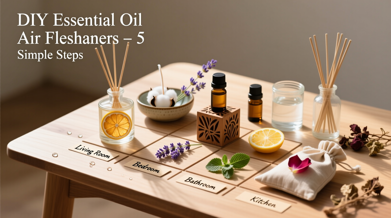 step by step guide to crafting effective diy essential oil air fresheners for every room