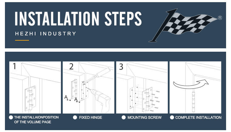 5x3x3 no ball bearing stainless steel gate hinges