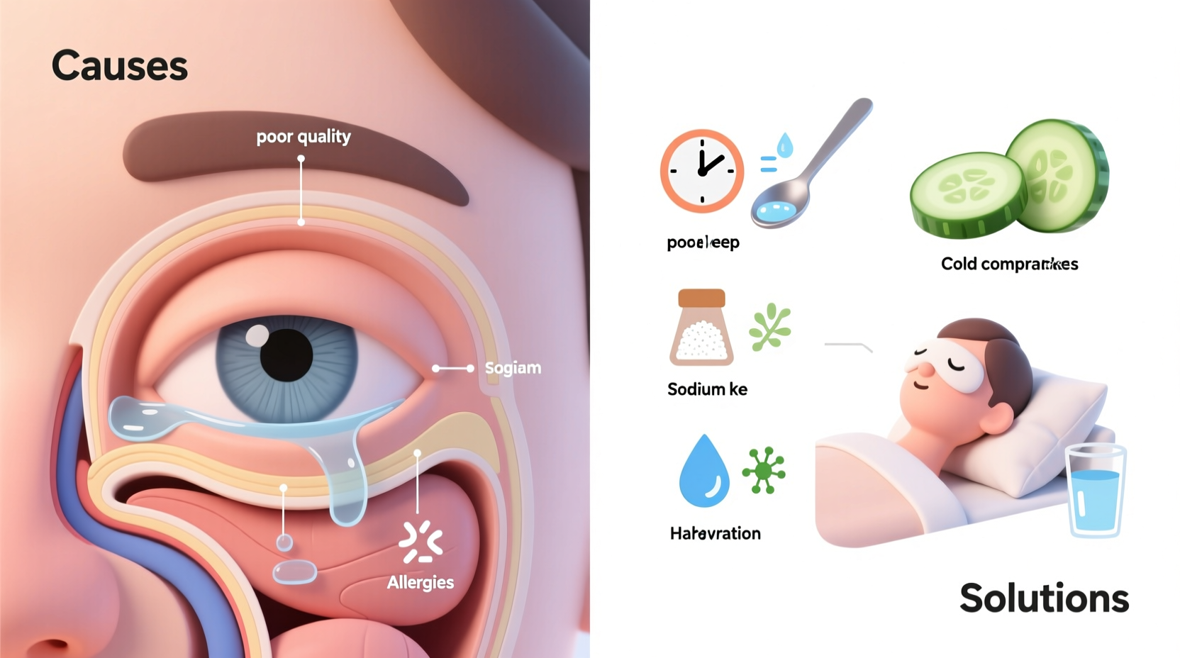 puffy eyes in the morning causes and how to reduce them 3