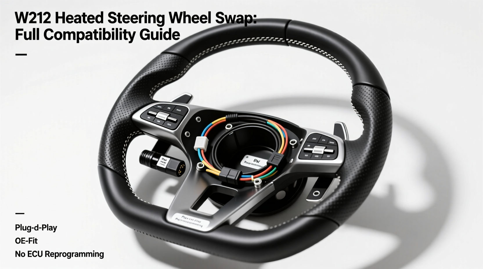 w212 heated steering wheel swap