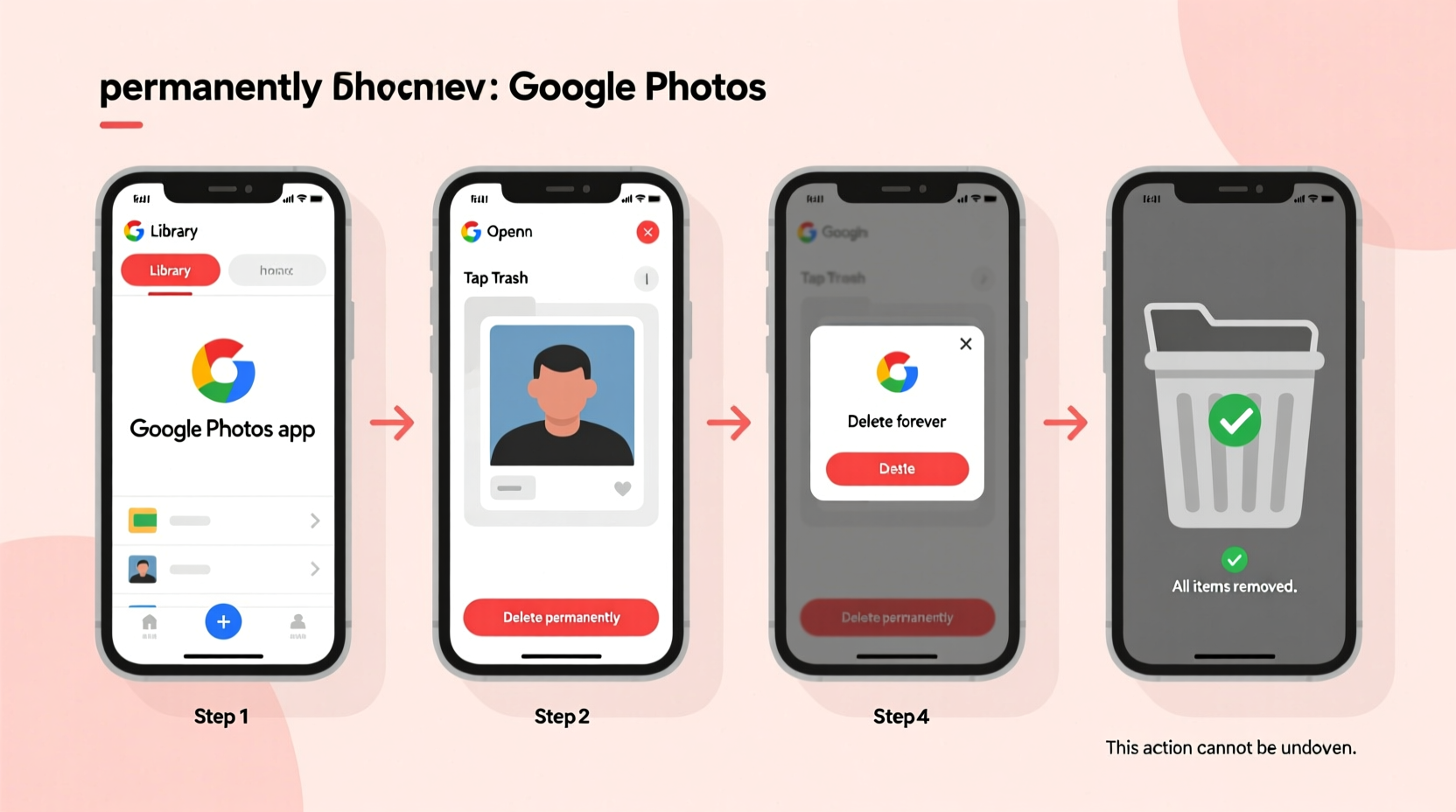 how to permanently remove photos from google photos a step by step guide