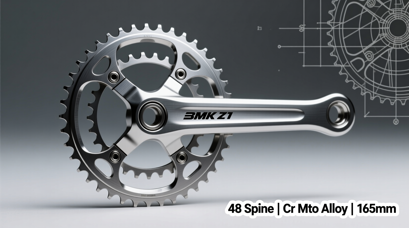 How to Choose the Best BMX Crank Set 48 Spline Cr Mo 165mm