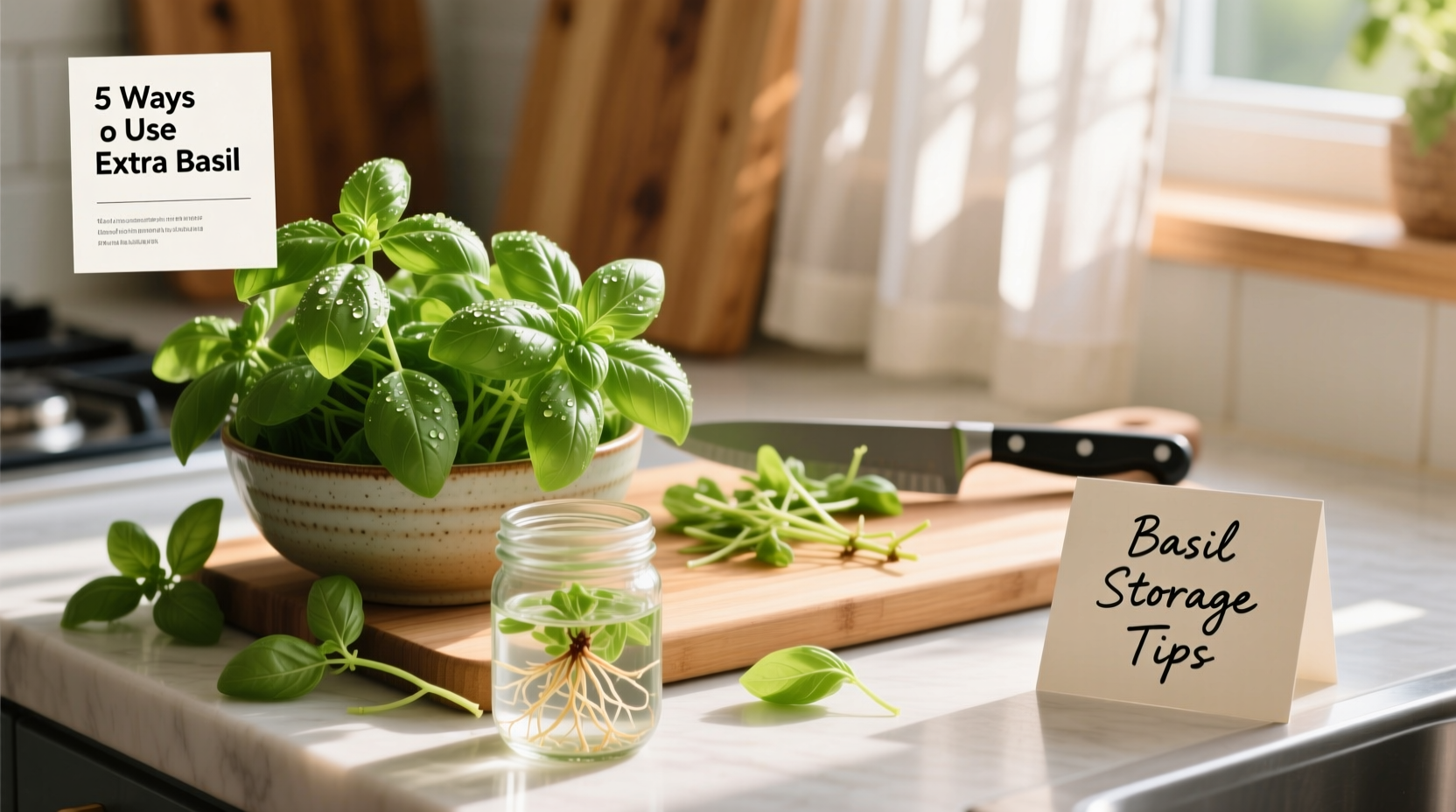 What to Do with Too Much Fresh Basil