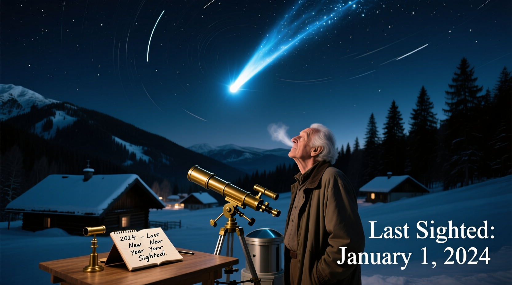 when was last new year comet