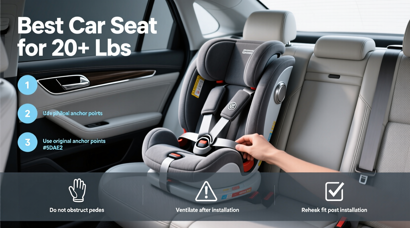 Best Car Seat for 20 lbs and Up: How to Choose Guide