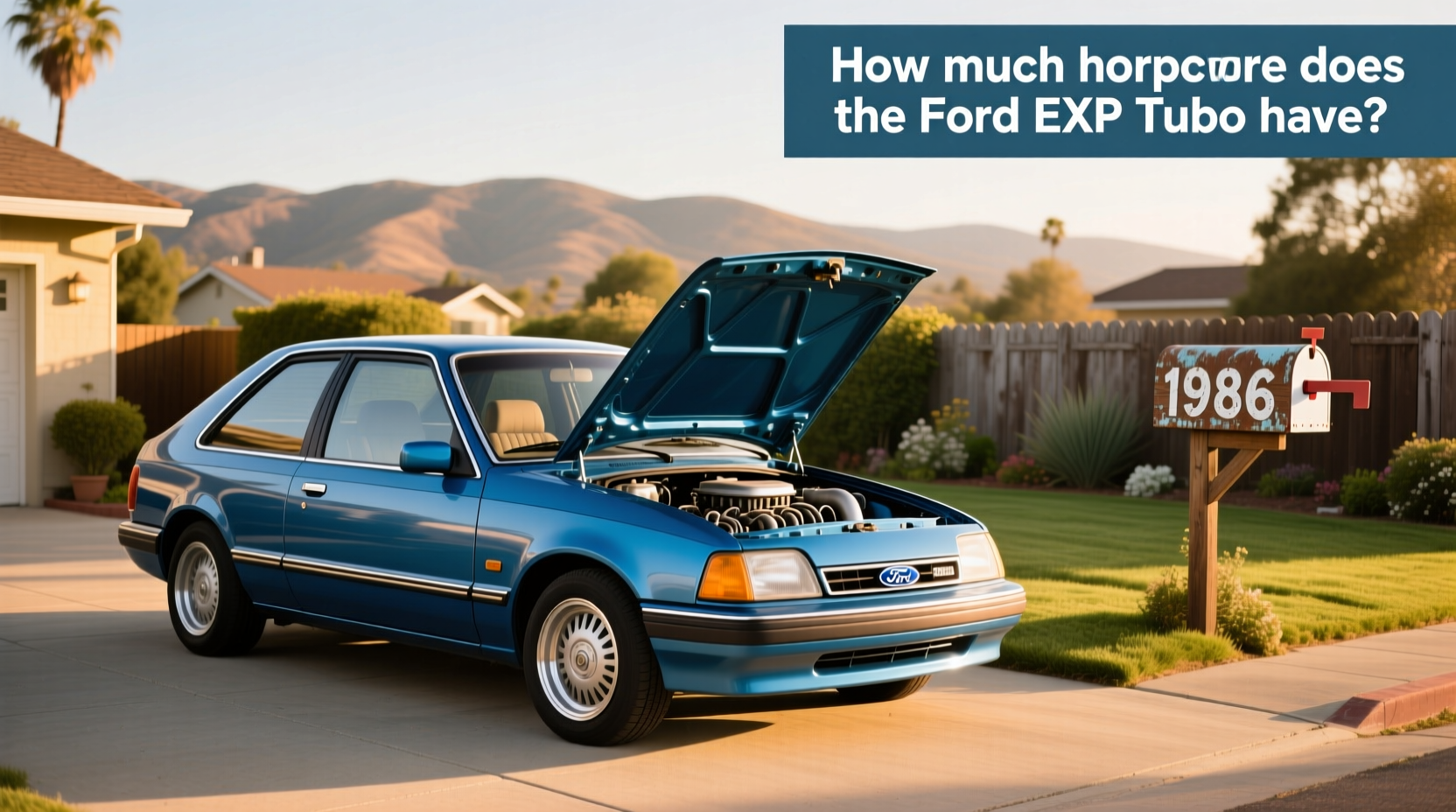 1986 ford exp turbo hp buying guide