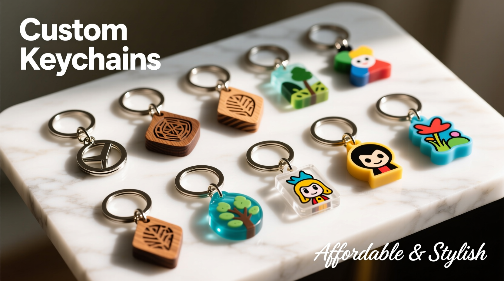 affordable and stylish best custom keychains for every taste
