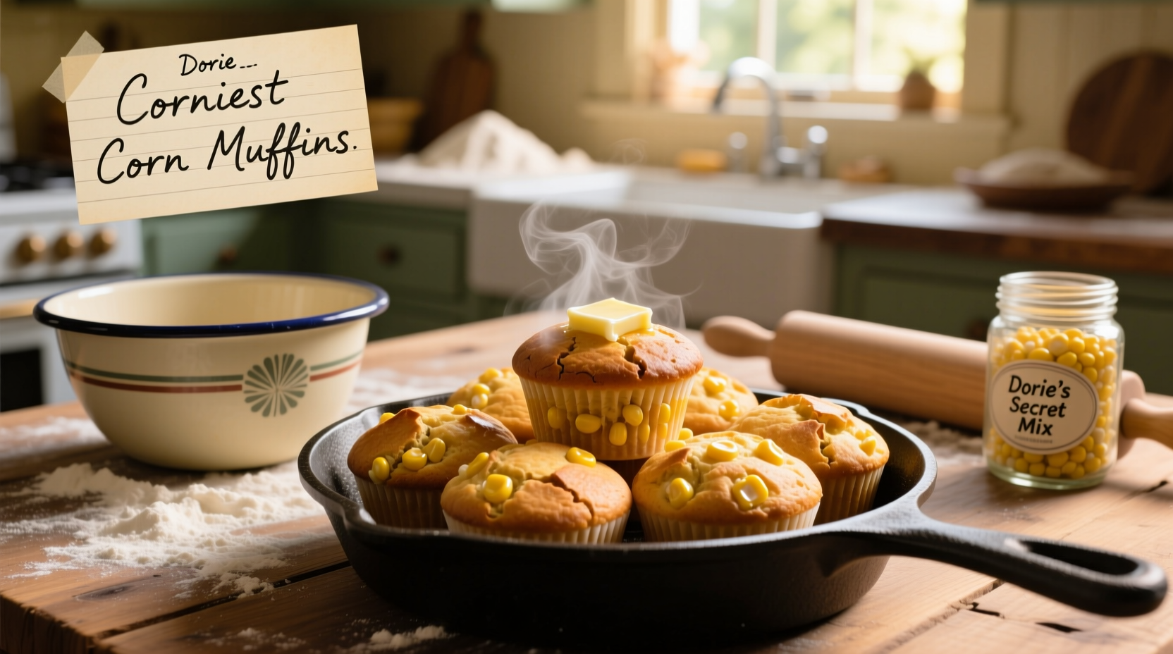 baking with dorie corniest corn muffins recipe