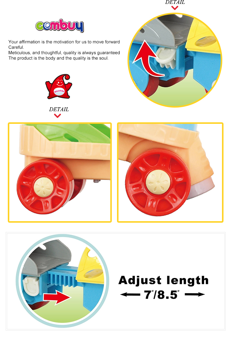 7PCS set kids sliding land roller skate shoes kids with gear