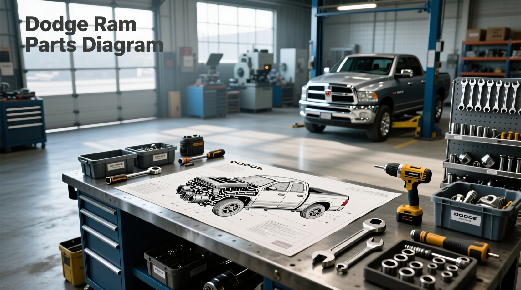 How to Find a Dodge Ram 1500 Parts Diagram for Repairs