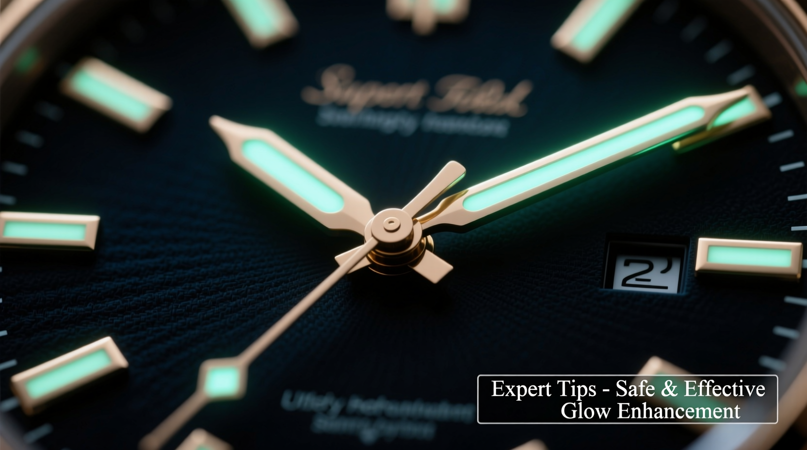 expert tips to enhance the luminous glow of your watch hands safely and effectively