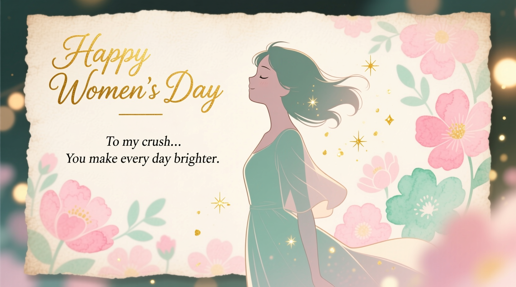 happy womens day wishes for crush
